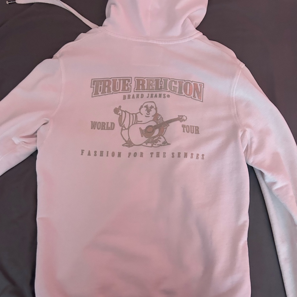 True religion jacket, men’s small, has a small stain on it.